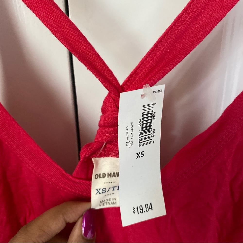 Old Navy Hot Pink Racerback Tank - Picture 6 of 8